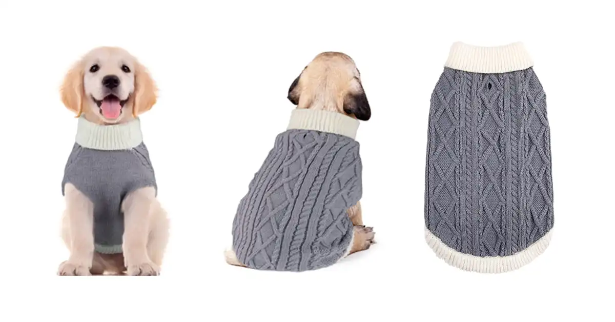 Dog Sweaters With Harness Hole