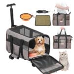 Rolling Pet Carrier for Large Dogs